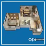 1 BHK for Rent on Heavy Deposit 5 Lakh in Gahunje,Ravet. Nr. Symbiosis