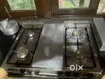 5 burner ignis cooking range with gas oven