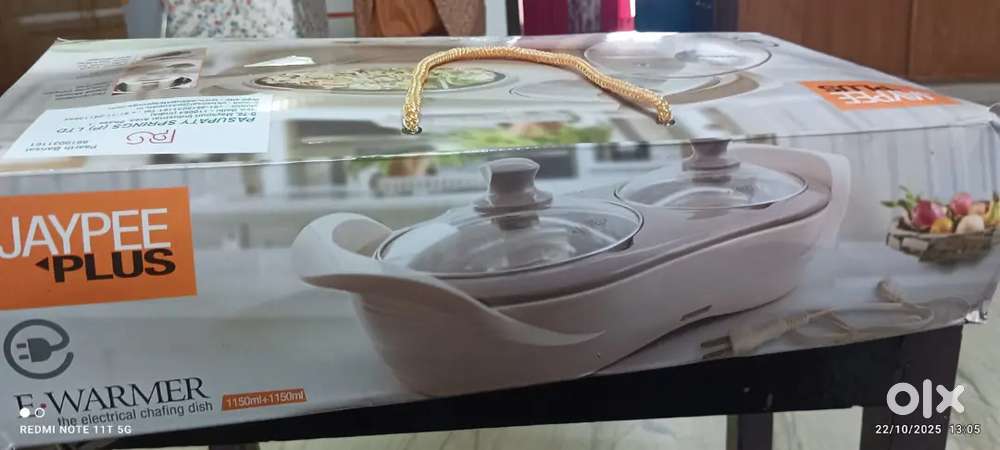 New packed life long airfryer,e warmer of Jaypee