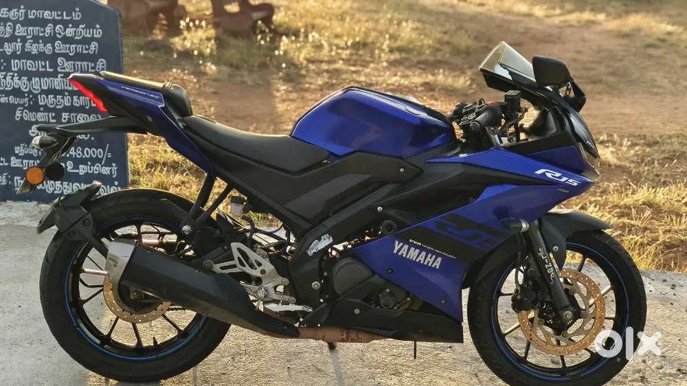 Yamaha R15 V3 Racing Blue 2019 With Very Low Kilometres
