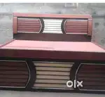 NEW ASSAM TEEK PLYBOD COT FOR REGULAR BASE WITH STORAGE QUEEN SIZE