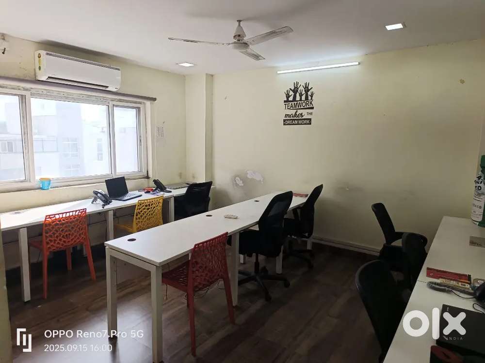 10workstation commercial small office space rent in Madhapur