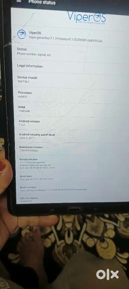 Samsung tablet available for sale.