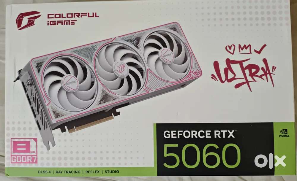 Brand New Colorful Igame RTX 5060 Ultra OC 8gb Triple Fan White