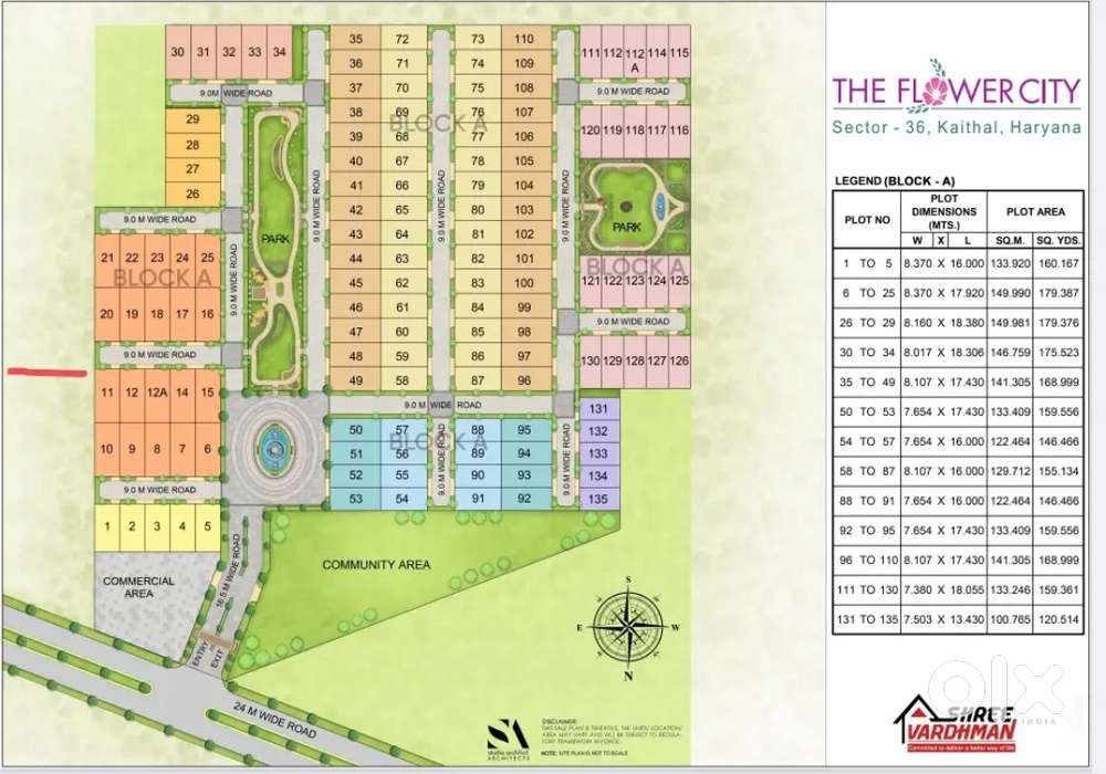 Plots for sale at Flower city kaithal