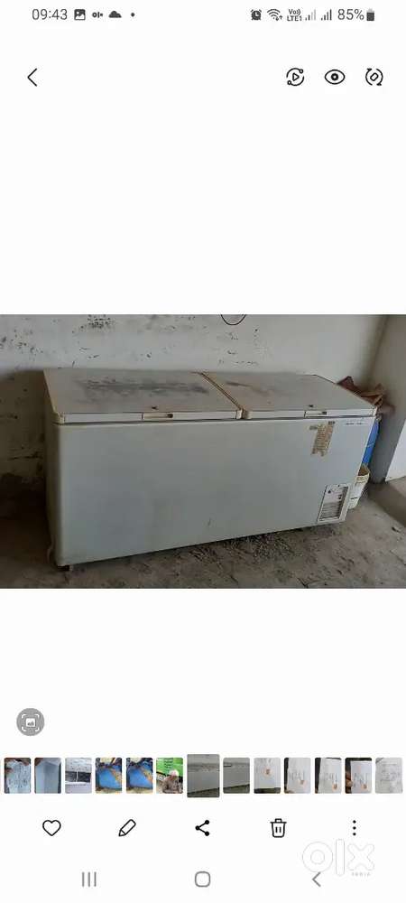 Dfreej 500 litar  h gas nahi h kampiresar theek h