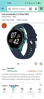 New Fire Boltt Talk Bluetooth Calling Smartwatch