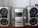 Sony Vintage stereo set with two speaker and one woofer