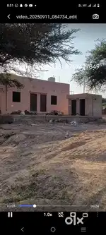 चोखा में फॉर्म हाउस बाउंड्री वॉल कनेक्शन के साथ बिकाऊ है