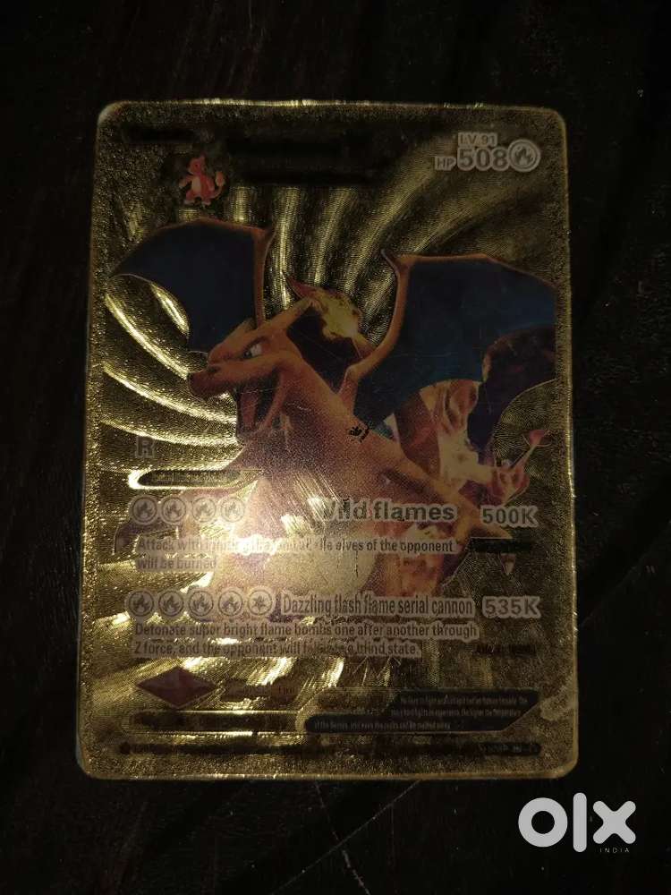Charizard V Gold Card