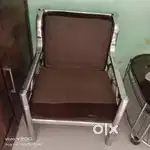 Sofa cum bed with 2 chairs