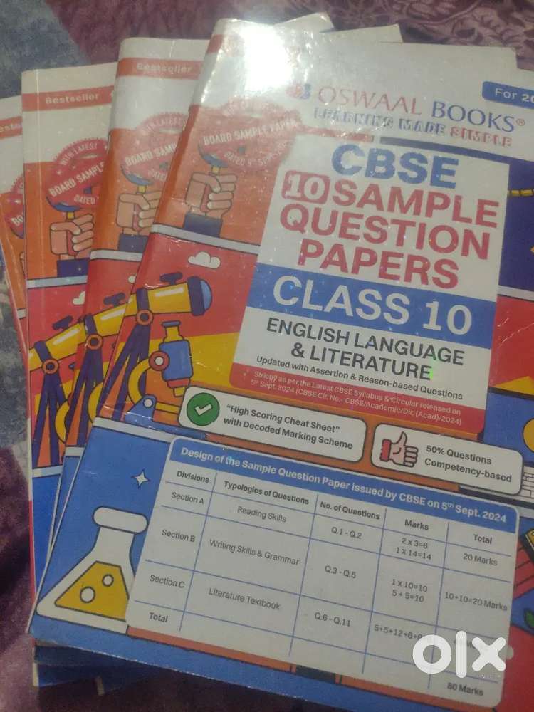 Oswal book sample paper claas 10