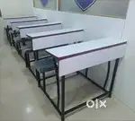 School Classes College Benches with Seat Cushion