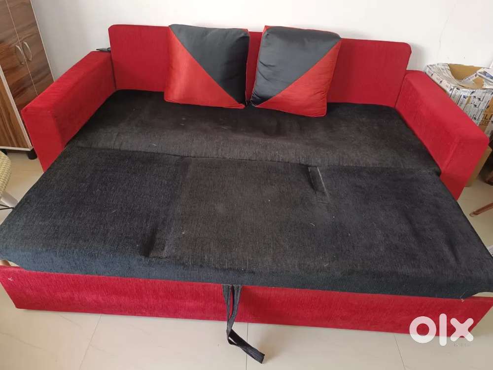 sofa cum bed set and tv unit