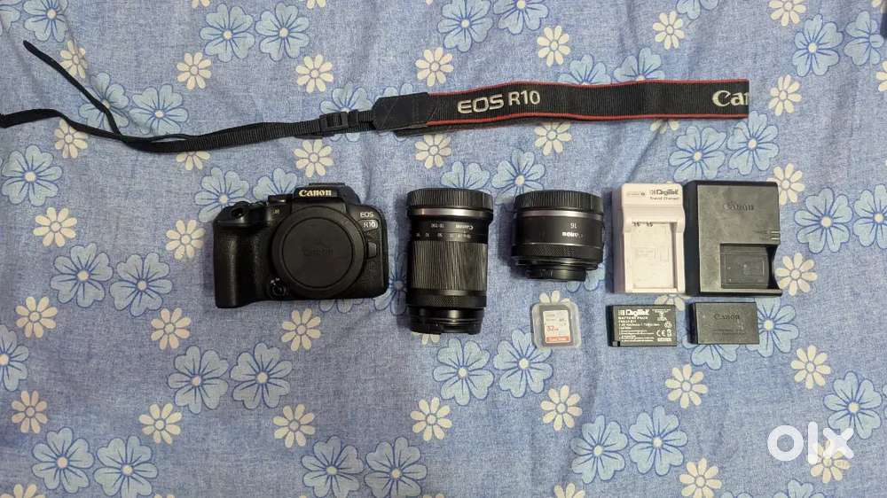 Canon EOS r10 with rf18-150 and rf16 mm f2.8