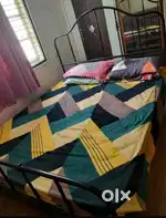 Ikea king size cot and Kurlon mattress