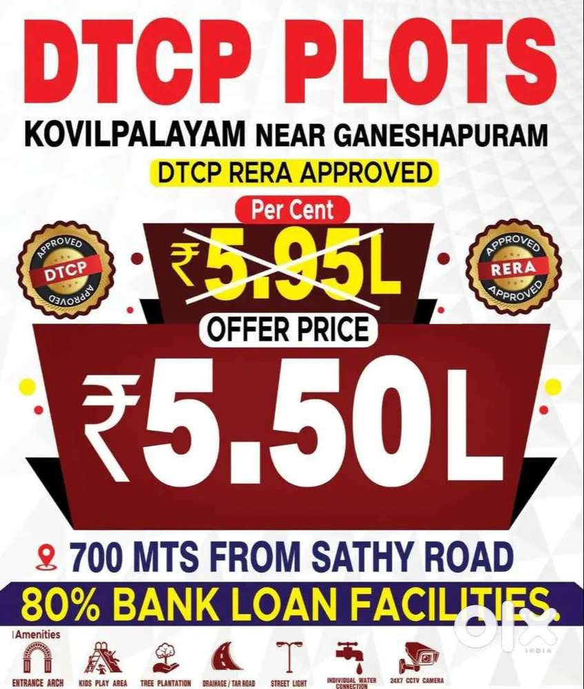 North-East Corner facing In Kovilpalayam Sathy Road - Red soil project