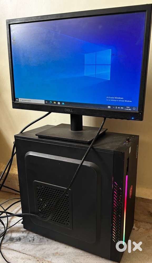 Monitor, cpu, keyboard and mouse