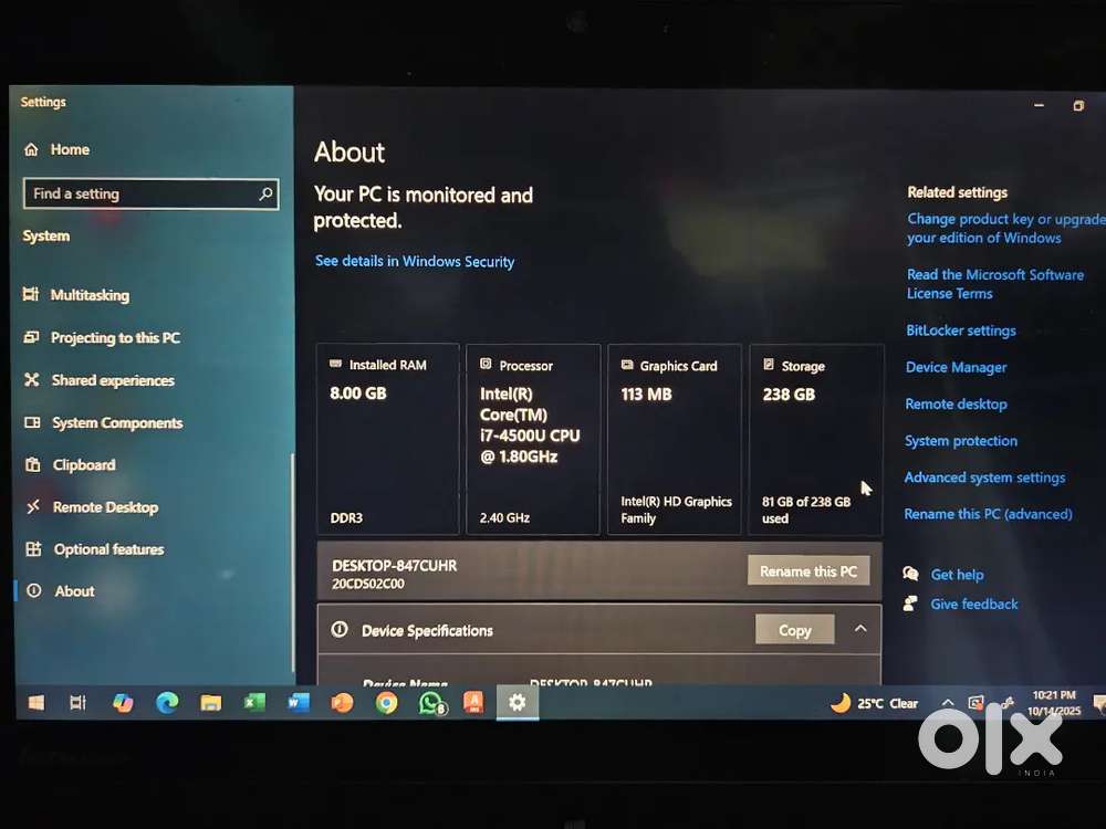Lenovo thinkpad laptop i7 360 flip