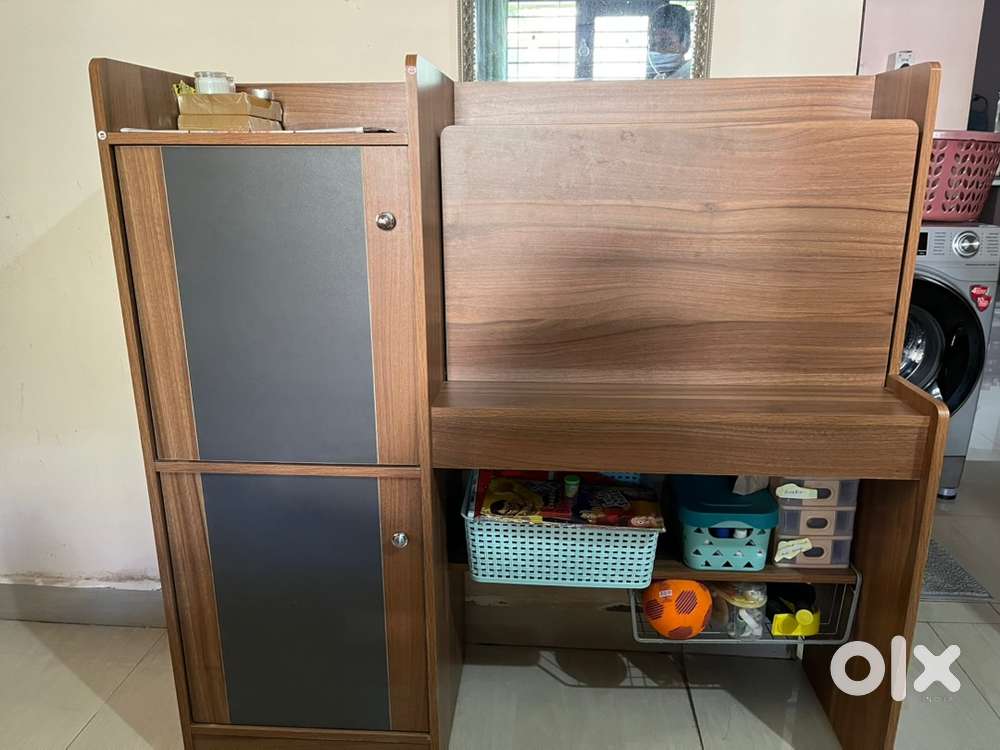 Multipurpose Study table with cabinet and storage
