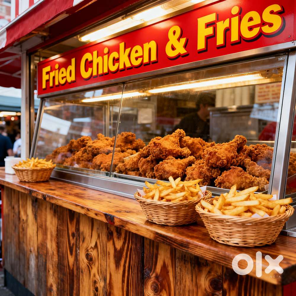 American-style Fried Chicken & Fries Stall