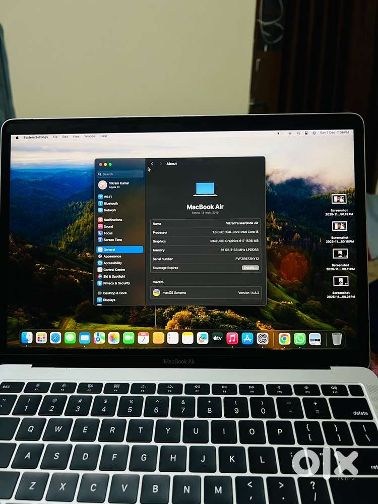 Macbook air 2019 i5 in good condition