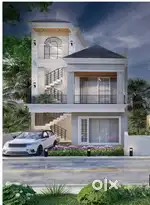 3 bhk villa with park, tennis , modular kitchen cupboard in all room