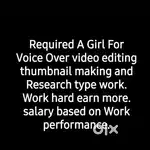 Video editing voice Over, New Place Recording,