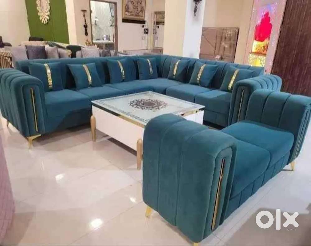 Brand new l shape sofa set with premium quality in STARF FURNITURE