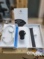 Google Pixel Watch 2 Matte Black Case Obsidian Active Band