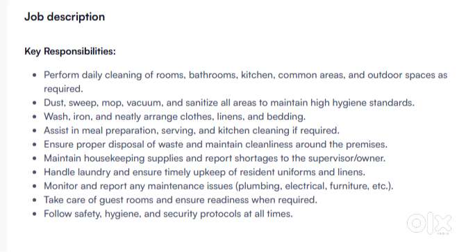 housekeeping