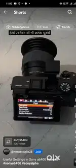 A6400 camera good condition 1 year old Only