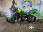 All accessories are installed and bike is in stock condition