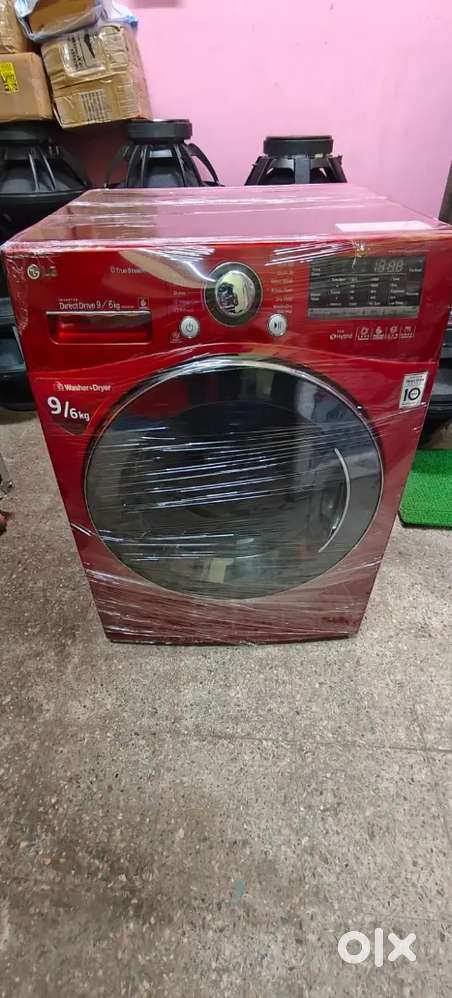 Lg washing machine front load 9/6 kg washers+drayar