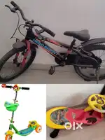 Bicycles for 1 to 3 year and 5+ year