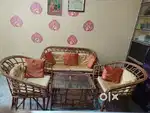 King size Cane Furniture Set