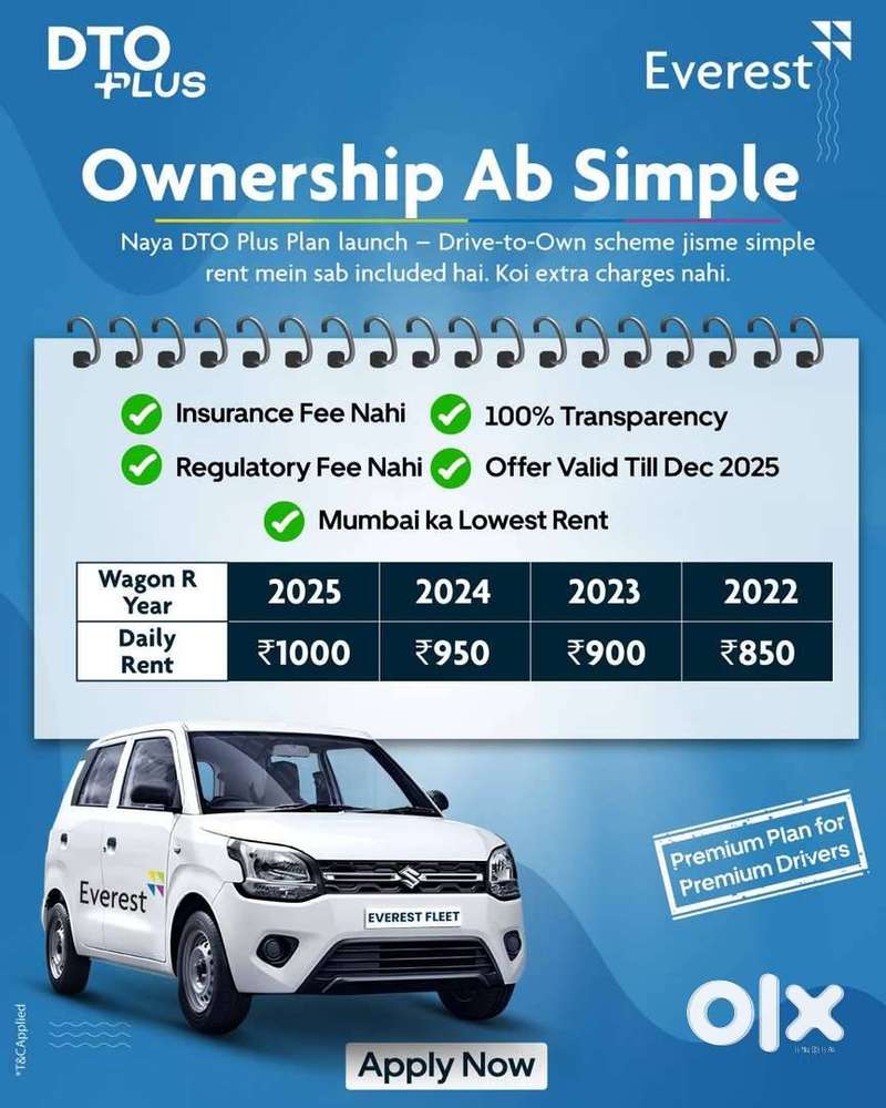 Driver Wanted: Join Everest Fleet’s D2O Program Today!