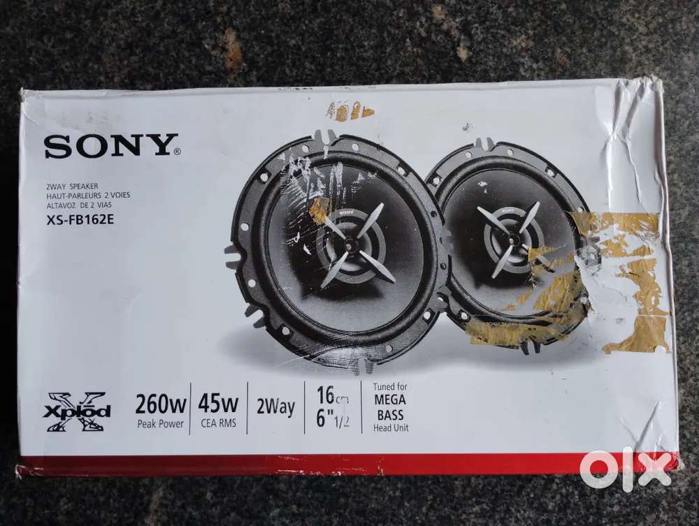 6.5 Sony Car Speaker with 1 year warranty MRP 2999/-