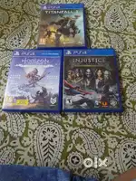 Ps4 games  (Horizon) (titanfall 2) (Injustice)