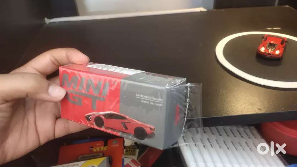 Mini GT TSM Models 774 lamborghini revuelto arancio dac lucido