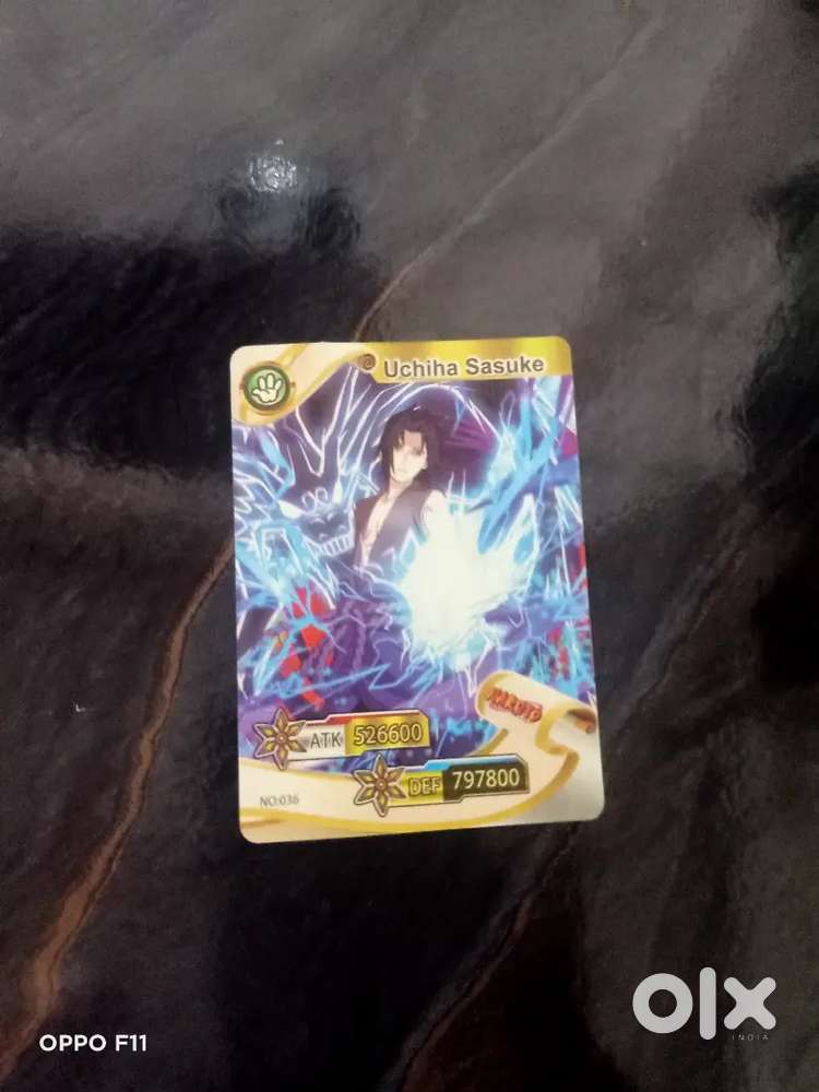 Naruto cards Sasuke