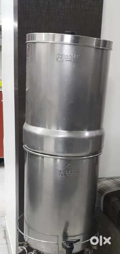 Rama steel filter with candles