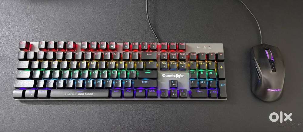 Gaming Mechanical Keyboard and Gaming Mouse