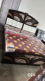 King size with storage and head bottom storage Aasam teck bed