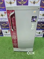 Godrej single door with stand good condition
