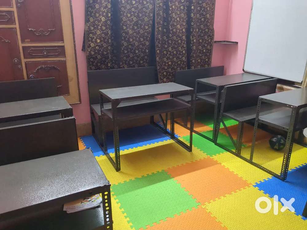 School Bench with desk