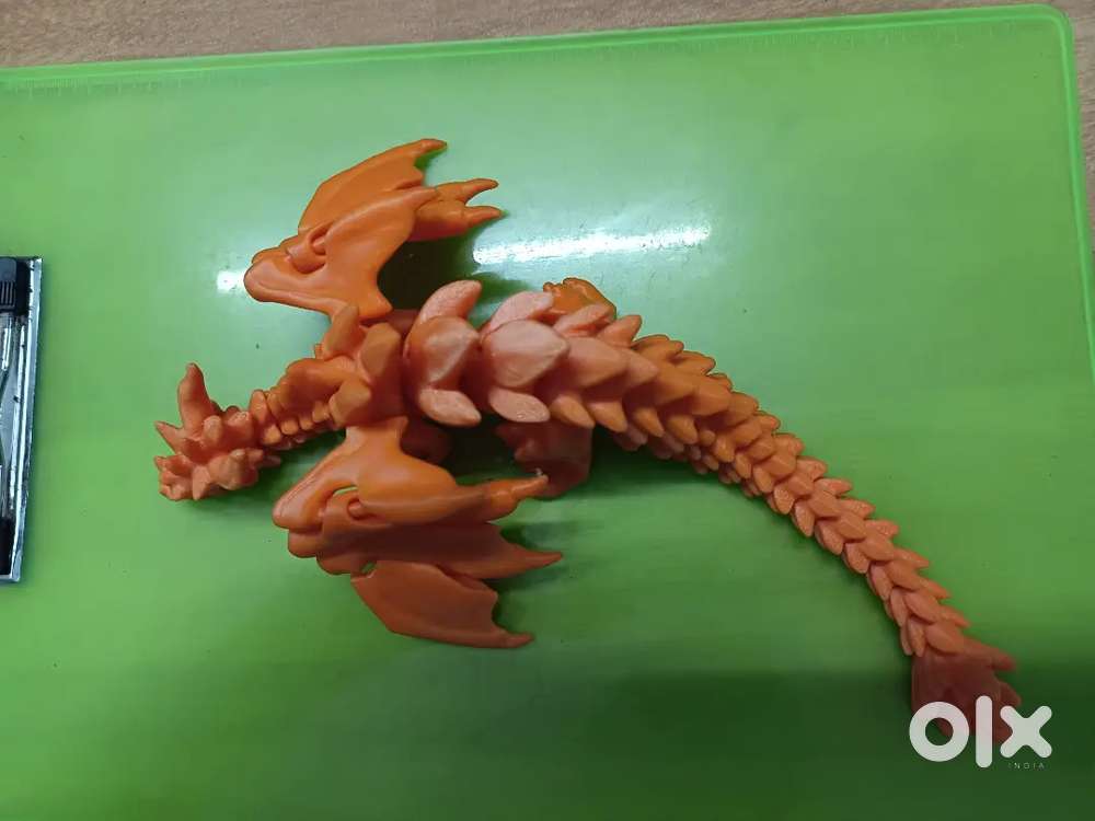 3 D printed dragon toy