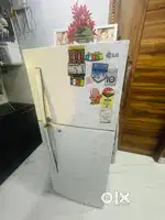 LG Refrigerator 255L in cream white color with top notch quality