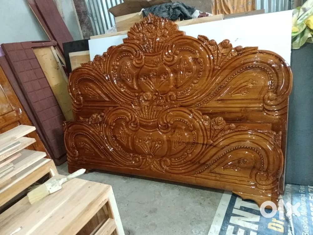 New Teak wood box khat 6 fit 7 fit full box