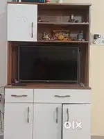 Tv unit with puja